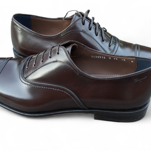 Ferragamo Mens Shoes Size 13 D New With Box - Picture 2 of 5